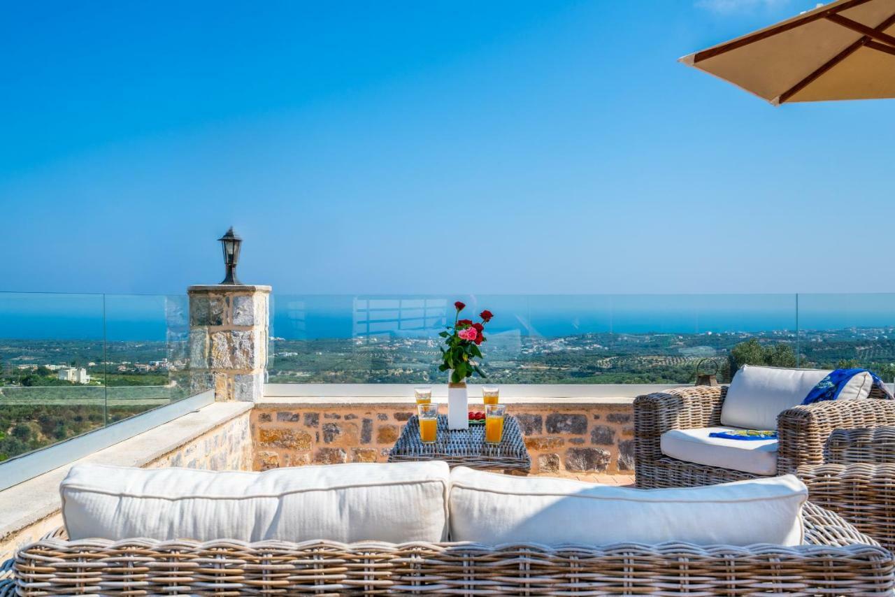 New Villa Kantifes 4 Families Or Couples With Private Pool & Bbq Κυριάννα Εξωτερικό φωτογραφία