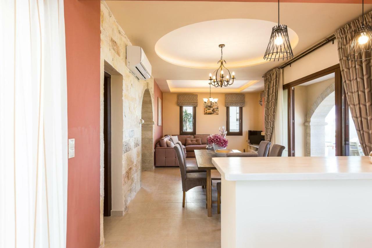 New Villa Kantifes 4 Families Or Couples With Private Pool & Bbq Κυριάννα Εξωτερικό φωτογραφία